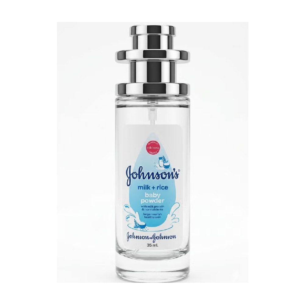6975213678466 عطر جونسون بيبي بودر او دي بارفيوم 35مل حليب - ارز - الصورة 1